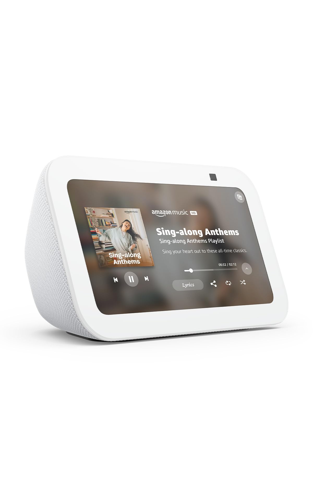 Amazon Echo Show 5 (newest model), Smart display, Designed for Alexa+, 2x the bass and clearer sound, Charcoal