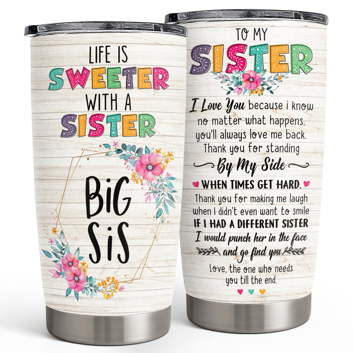 SANDJEST Best Dad Ever Tumbler with Lid - Dad Nutrition Facts 20oz Insulated Stainless Steel Mug - Coffee Mug for Travel Outdoor Sport Office, Gift for Father’s Day Birthday