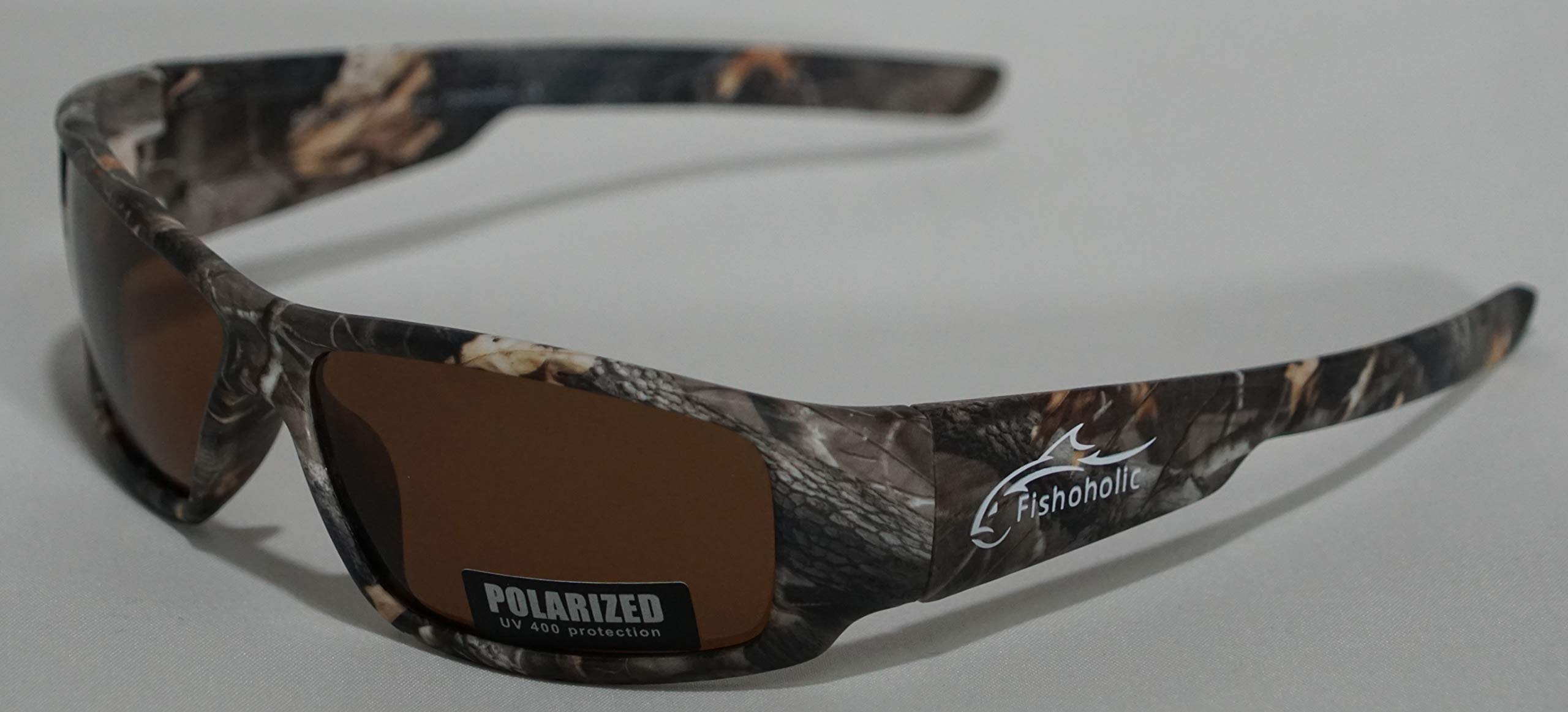 Fishoholic Polarized Fishing Sunglasses UV400 (14 Options) Fishing Gift with Hard Case & Pouch