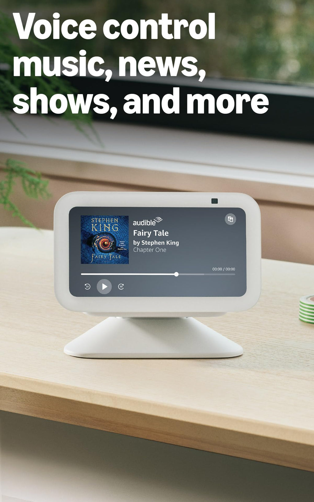 Amazon Echo Show 5 (newest model), Smart display, Designed for Alexa+, 2x the bass and clearer sound, Charcoal