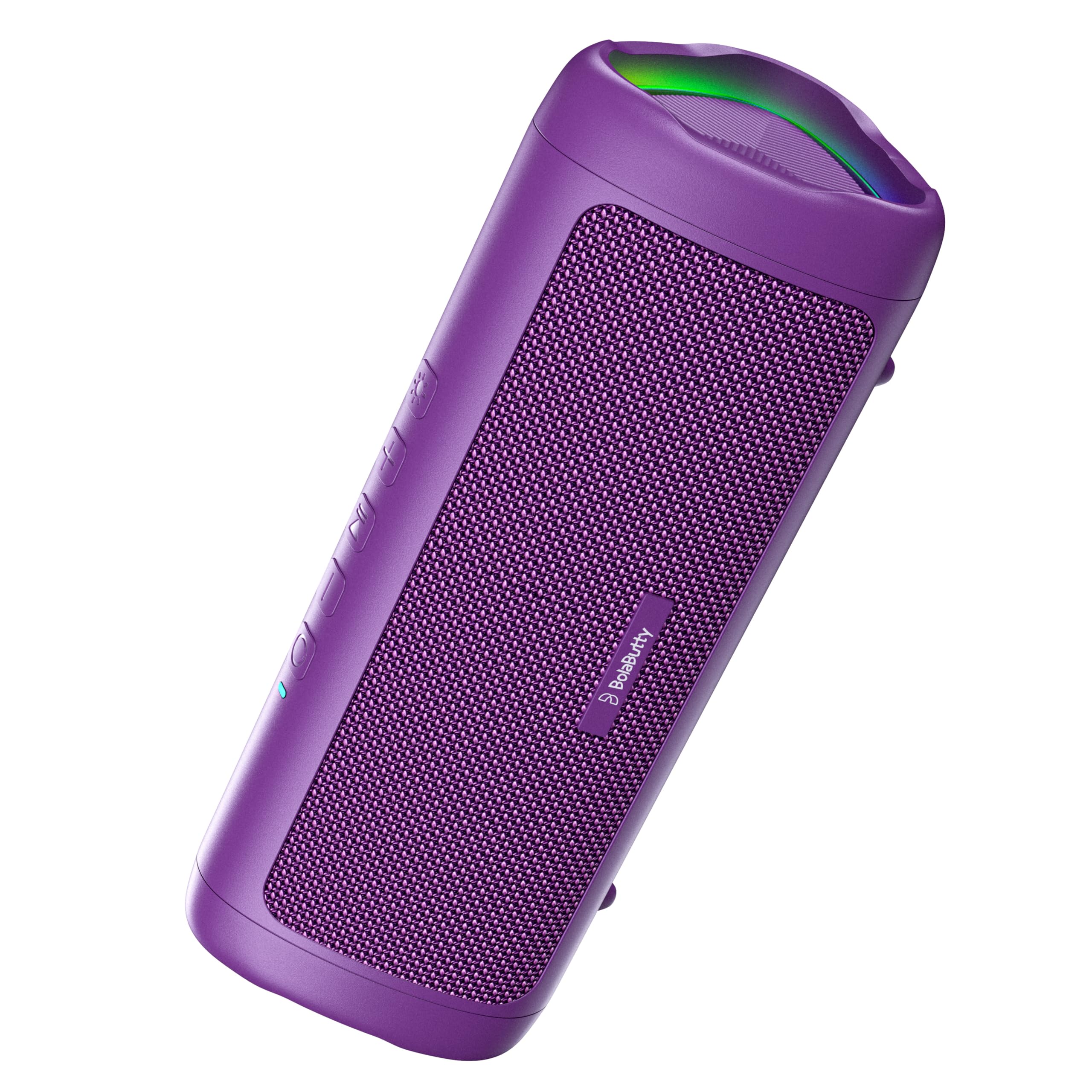 BolaButty Bluetooth Speaker with HD Sound, Portable Wireless, IPX5 Waterproof, Up to 20H Playtime, TWS Pairing, BT5.3, for Home/Party/Outdoor/Beach, Electronic Gadgets, Birthday Gift (Black)