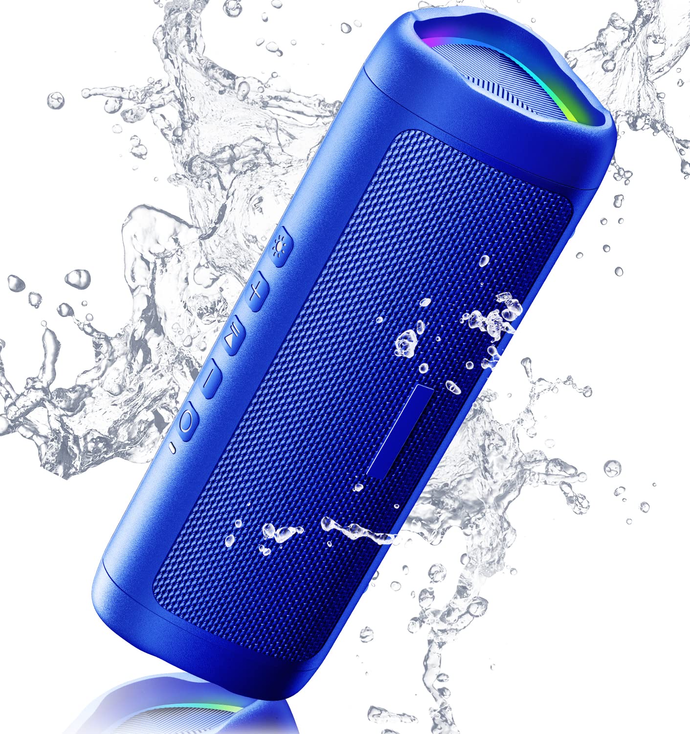 BolaButty Bluetooth Speaker with HD Sound, Portable Wireless, IPX5 Waterproof, Up to 20H Playtime, TWS Pairing, BT5.3, for Home/Party/Outdoor/Beach, Electronic Gadgets, Birthday Gift (Black)