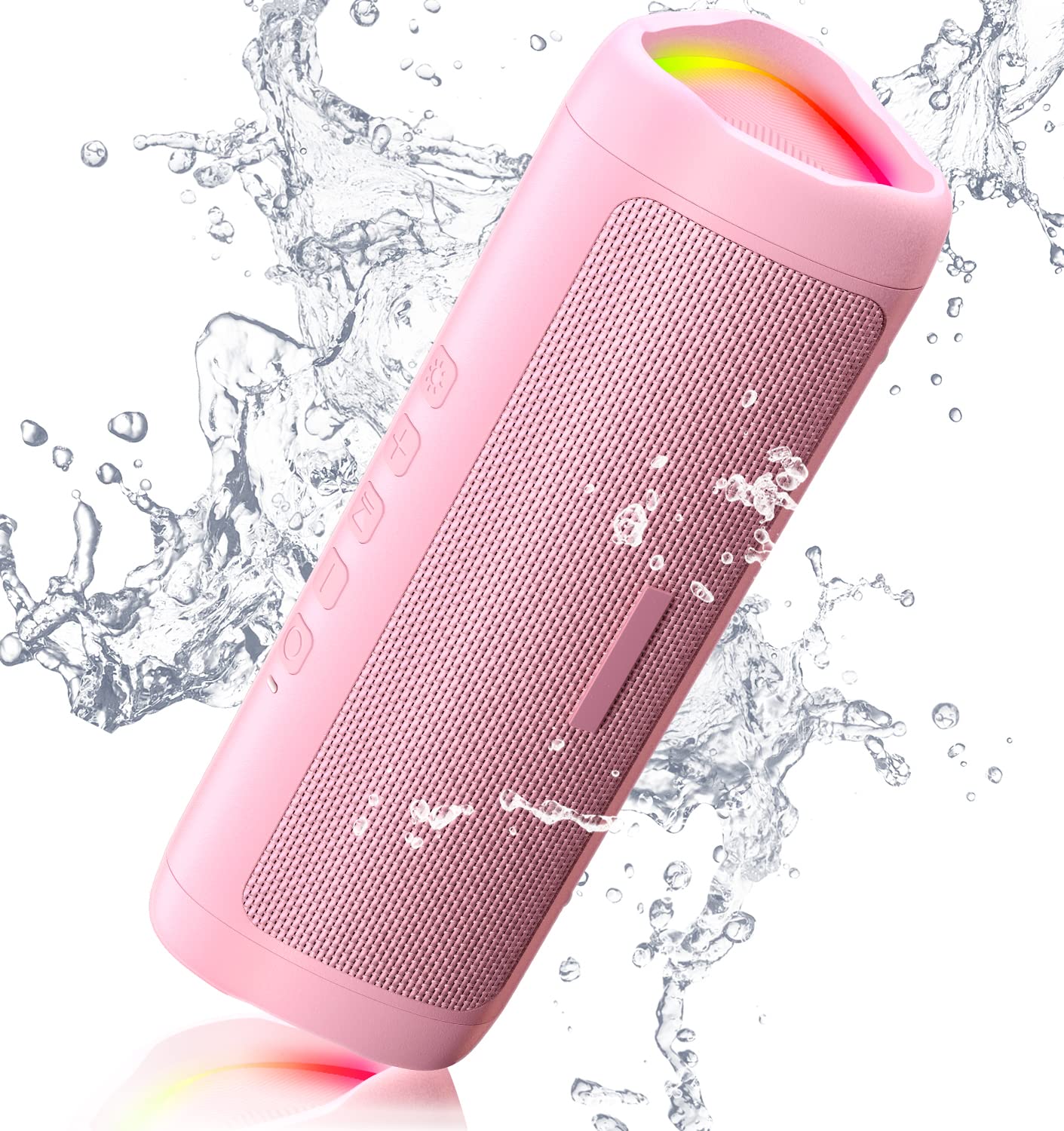 BolaButty Bluetooth Speaker with HD Sound, Portable Wireless, IPX5 Waterproof, Up to 20H Playtime, TWS Pairing, BT5.3, for Home/Party/Outdoor/Beach, Electronic Gadgets, Birthday Gift (Black)