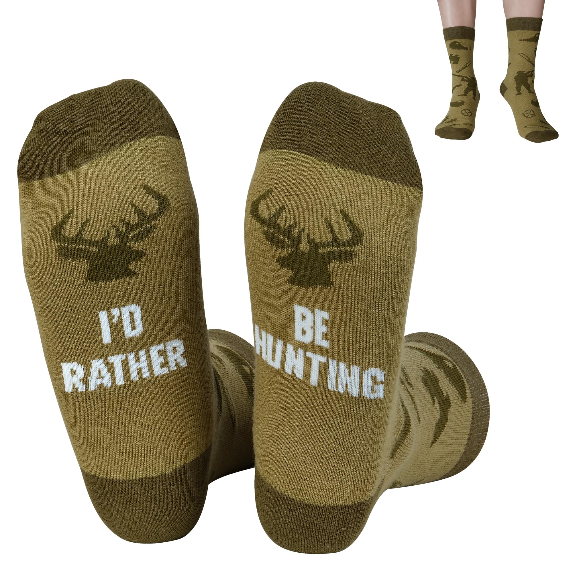 Nucinzua Mothers Day Socks Gifts for Women,Fathers Day Socks Gifts For Men Dad,Socks Gifts For Teens Boys Son,Hunting Gifts